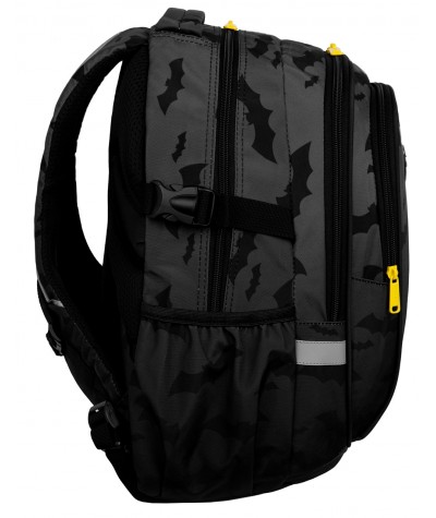 Plecak szkolny CoolPack czarny w nietoperze DARKER NIGHT FACTOR X