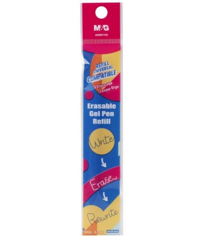 Wkład do długopisu wymazywalnego Ergo M&G BOYS GIRLS 0,7mm NIEBIESKI