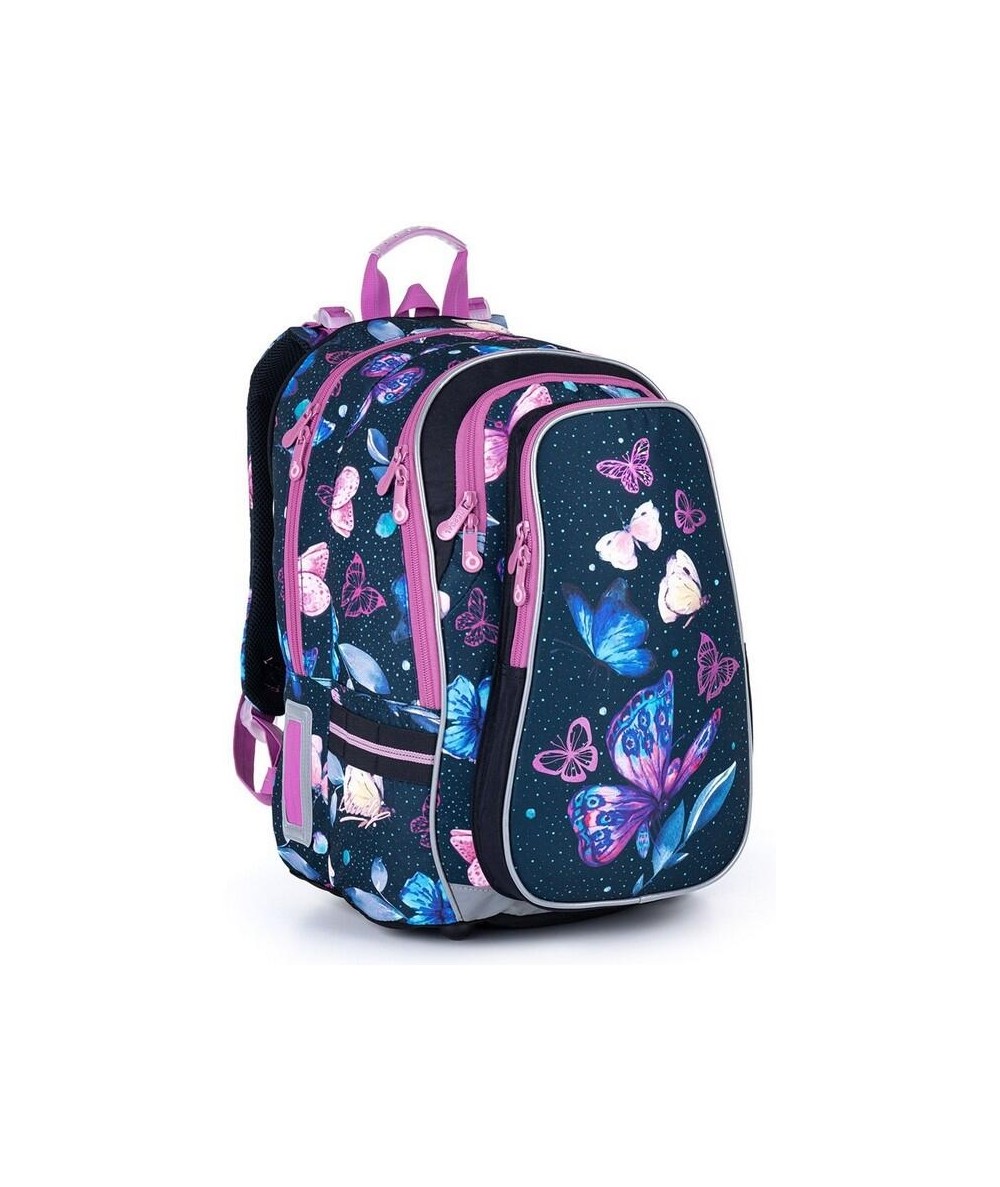 Plecak szkolny Topgal motylki LYNN 21007 G dla dziewczyny