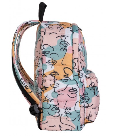 Mały plecak pikowany puchowy CoolPack ART DECO damski modny
