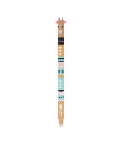 Długopis wymazywalny Happy Color Afrykanki Boho zwierzaki niebieski 0,5mm MIX