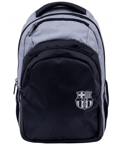 Plecak FC Barcelona młodzieżowy dla chłopaka czarny szary ASTRA