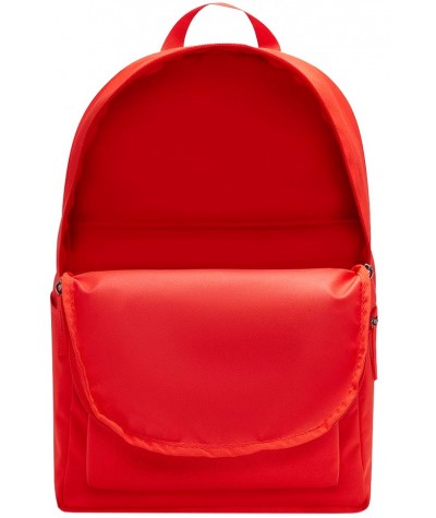 Plecak NIKE Heritage sportowy czerwony jasny do liceum DC4244 673