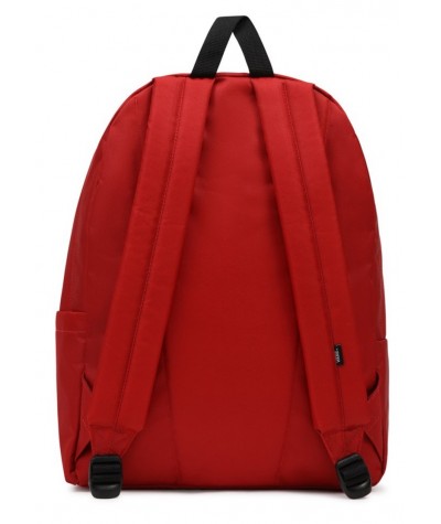 Plecak VANS OLD SKOOL BOXED czerwony z napisem Px0