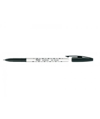 Długopis czarny TOMA S FINE TO-059 w gwiazdki 1 sztuka