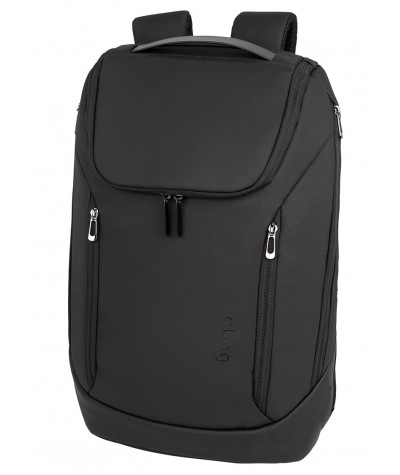 Plecak czarny męski r-bag Barel biznesowy na laptopa 17" port USB