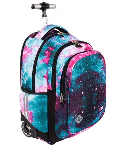 Plecak na kółkach dla dziewczyny ST.RIGHT NEBULA galaxy kosmos TB01