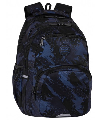 Plecak szkolny dla chłopaka CoolPack KICK NAVY czarno-granatowy PICK 23L