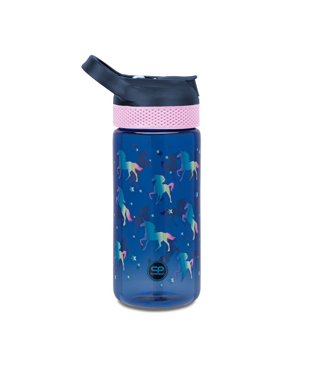 Bidon do szkoły 420ml CoolPack jednorożce BLUE UNICORN BIBBY BPA FREE