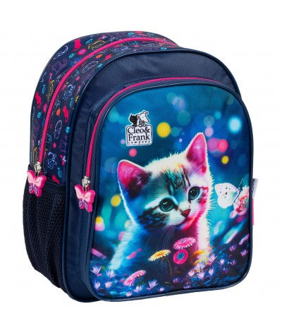 Plecak z kotem dla dziewczynki do przedszkola Derform