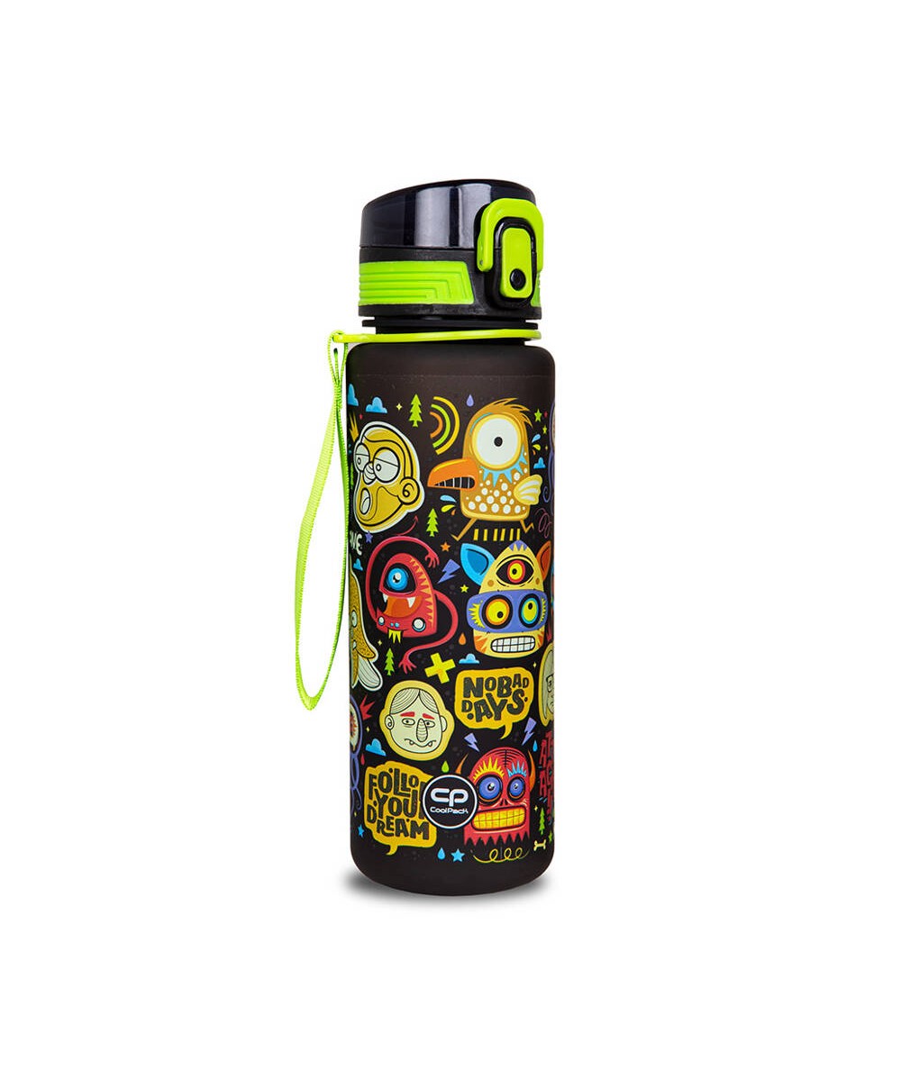 Bidon CoolPack Brisk 600ml kolorowe strachy SCARY STICKERS BPA free