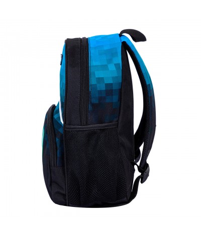 Plecak z kieszenią na bidon do przedszkola piksele