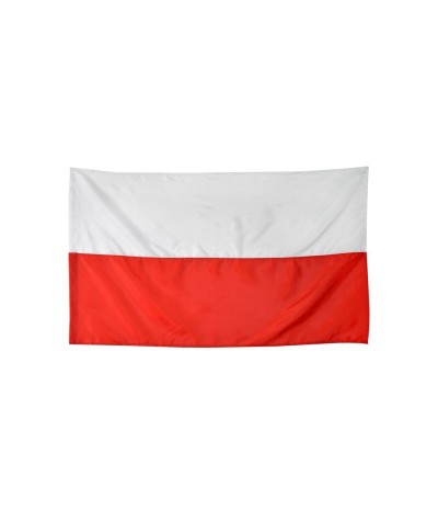 flaga polski biało czerwona narodowa z materiału