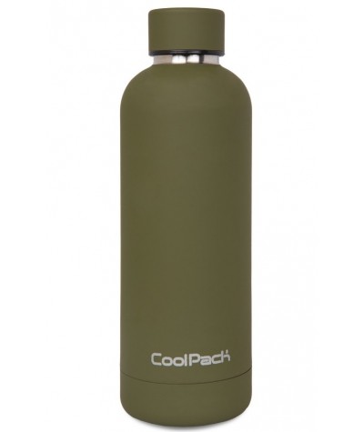 Butelka termiczna na gorące napoje metalowa khaki militarna zielona Coolpack