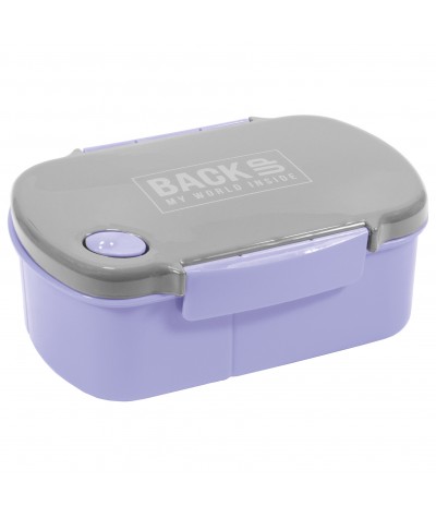 Śniadaniówka LUNCHBOX z przegródkami FIOLETOWA BackUP 500ml BPA FREE B33