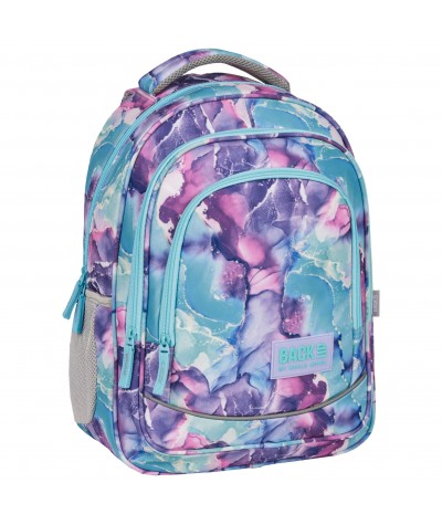 Plecak dla dziewczyny MARMUR fioletowo-różowy BackUP X27 26L