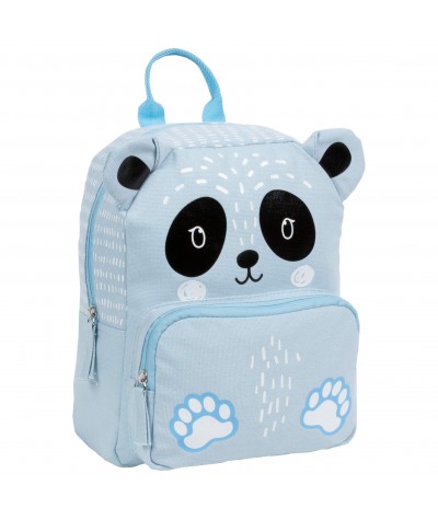 Plecaczek PANDA niebieski do przedszkola lub na wycieczkę CANVAS DERFORM