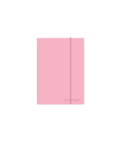 Brulion A5 80 kartek LINIA notes RÓŻOWY COOLPACK Powder Pink z gumką