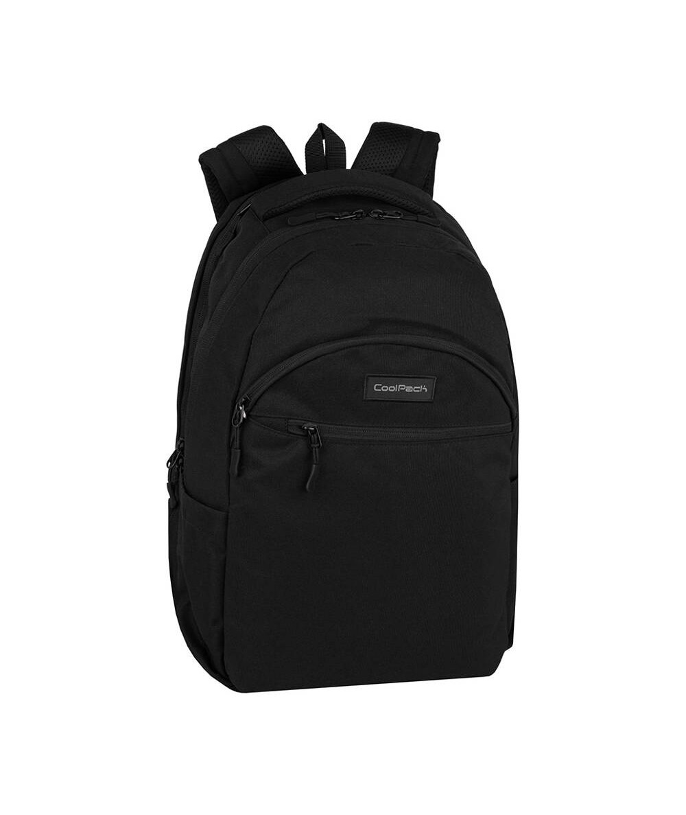 Lekki czarny Plecak szkolny na laptop BANG CoolPack Black