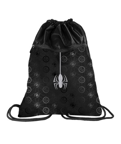 Worek na buty premium Spiderman PASO Beuniq czarny z pająkiem