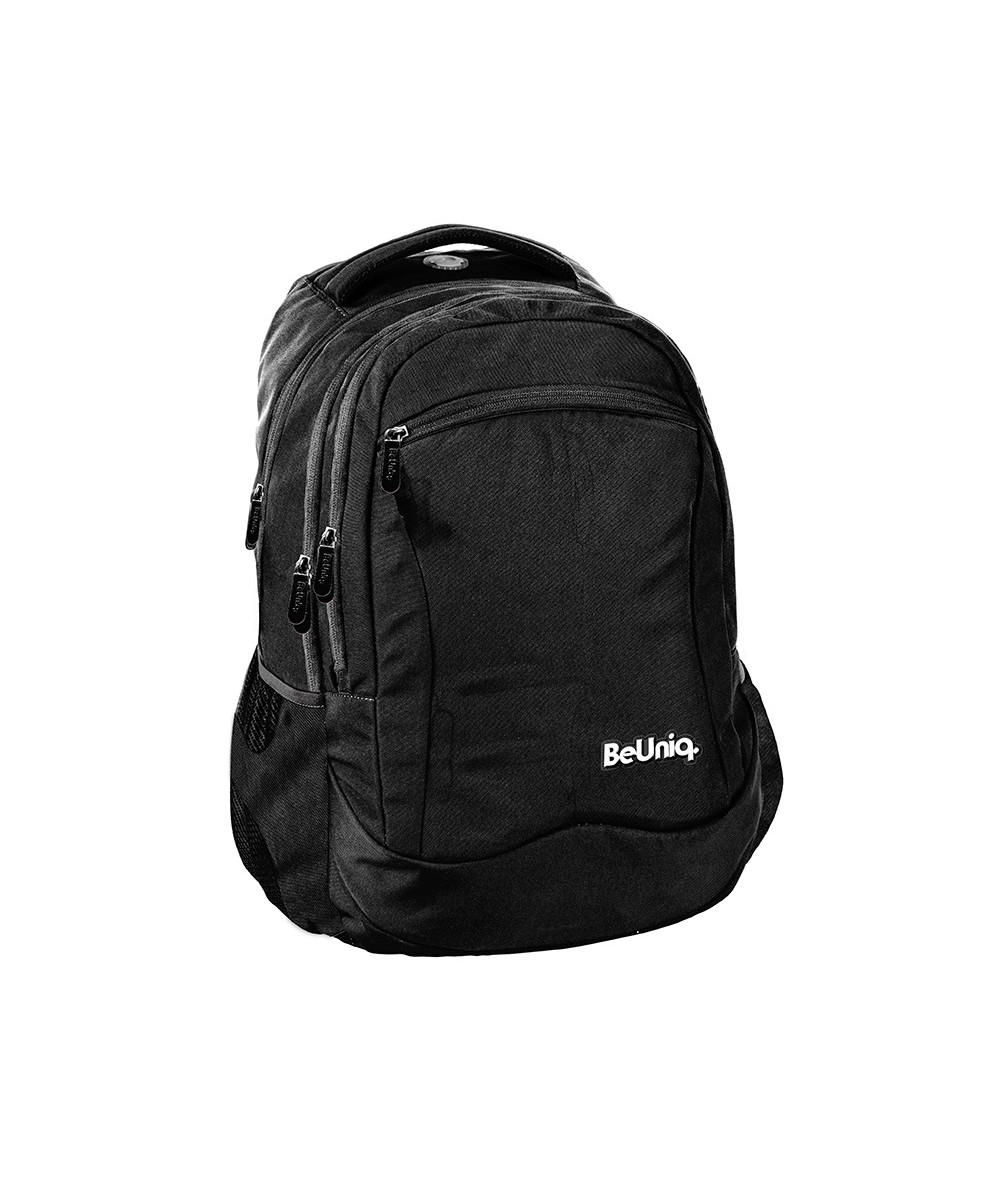 Plecak młodzieżowy PASO BeUniq czarny gładki 22l. dla nastolatka