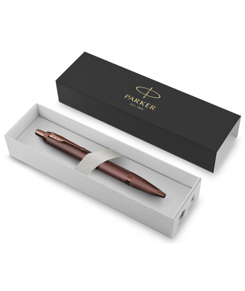 Długopis metalowy IM professionals monochrome burgundy bordowy z niebieskim tuszem na prezent
