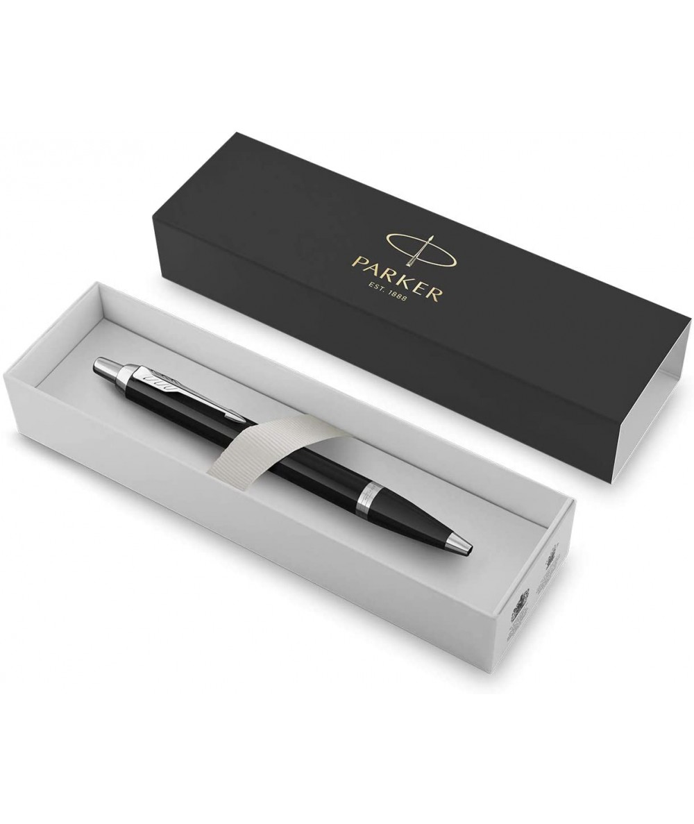 Czarny długopis kulkowy PARKER IM w eleganckim pudełku na prezent