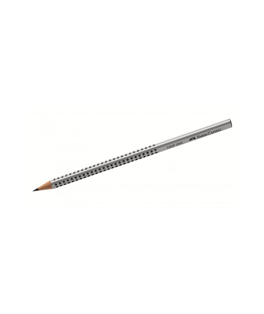 Ołówek Faber-Castell 2B GRIP 2001 szary trójkątny