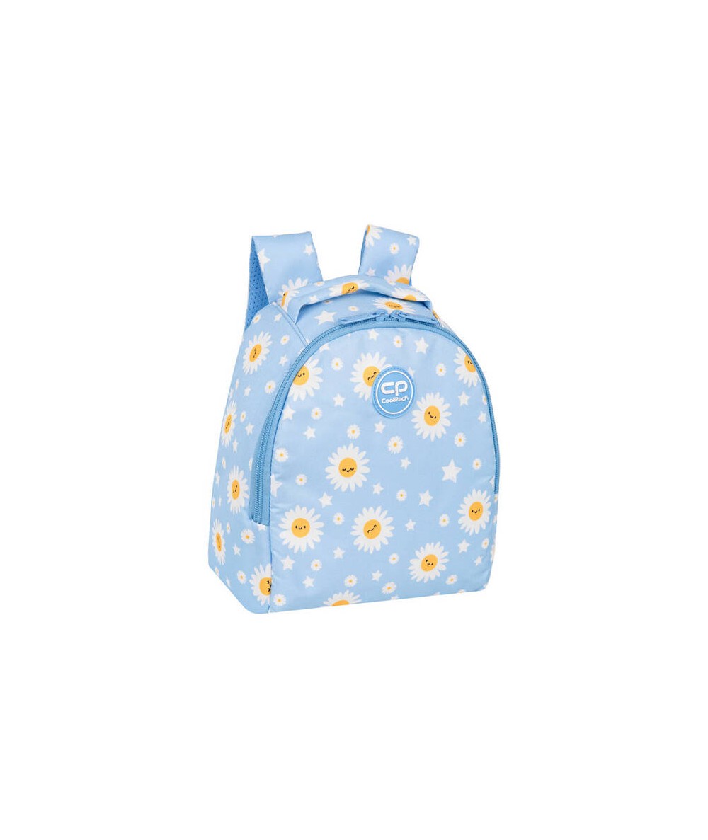Mały plecak do przedszkola błękitny w kwiatki COOLPACK DAISY SUN PUPPY wycieczkowy
