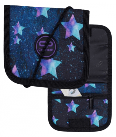 Portfel portfelik dla dziewczyny w gwiazdy STAR NIGHT Coolpack CP NILL na szyje mały