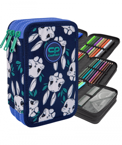 Pi&oacute;rnik trzykomorowy w kr&oacute;liki BUNNYLAND CoolPack CP JUMPER 3 z wyposażeniem