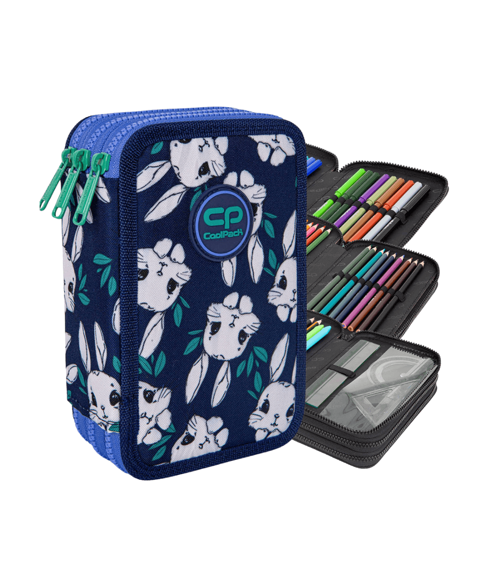 Pi&oacute;rnik trzykomorowy w kr&oacute;liki BUNNYLAND CoolPack CP JUMPER 3 z wyposażeniem