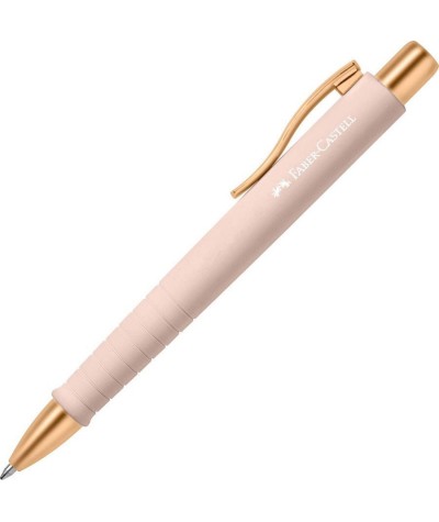 Elegancki Długopis Urban Poly Ball XB Faber-Castell pale rose różowo złoty