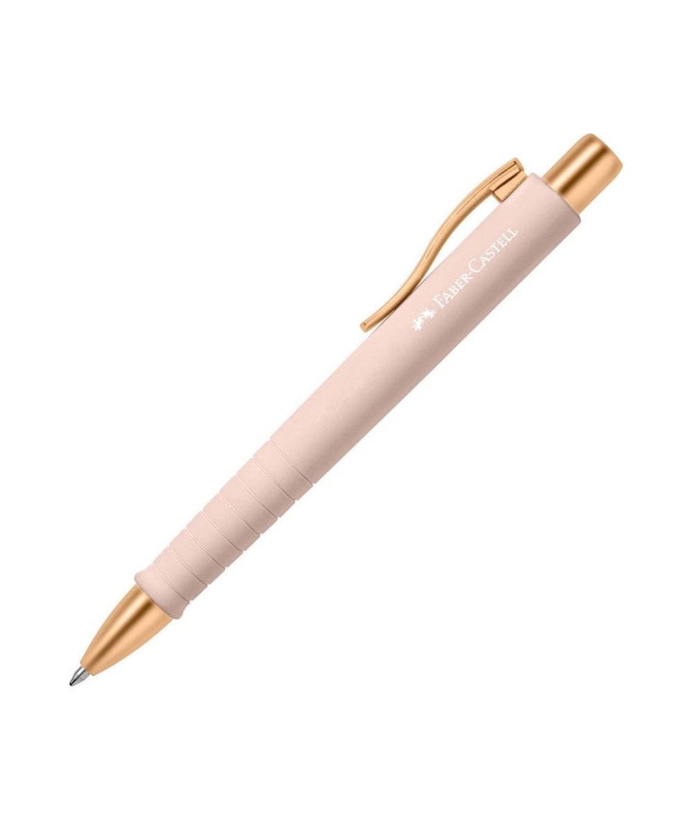 Elegancki Długopis Urban Poly Ball XB Faber-Castell pale rose różowo złoty