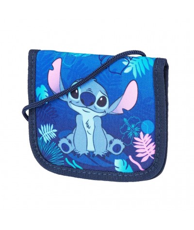 Portfel STITCH niebieski portfelik na szyje Coolpack CP NILL dziewczęcy