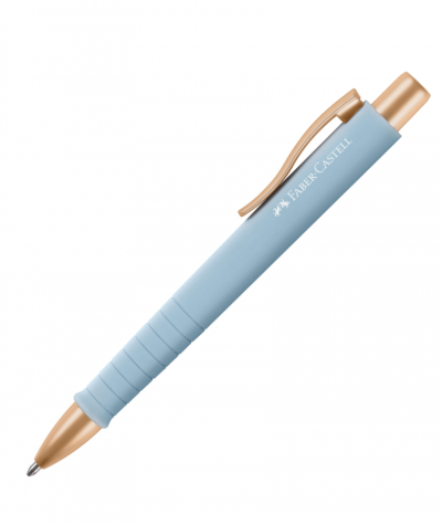 Stylowy Długopis Urban Poly Ball XB Faber-Castell błękitny złoty sky blue