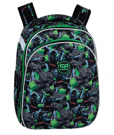 Tornister do 1 klasy w klocki NINJA 25l. CoolPack TURTLE CP KIDS FROM THE BLOCK