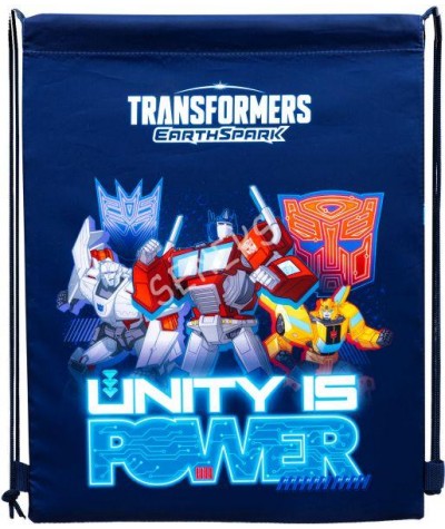 Worek TRANSFORMERS na obuwie chłopięcy do szkoły ASTRA granatowy