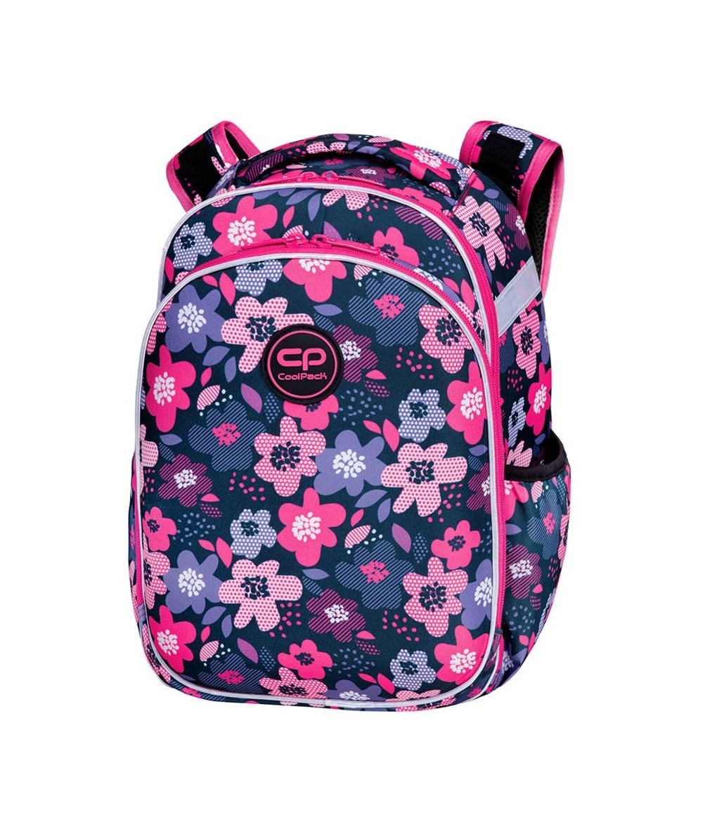 Tornister w kwiaty dla dziewczynki COOLPACK Turtle BLOOM do 1 klasy w kwiatki 25L