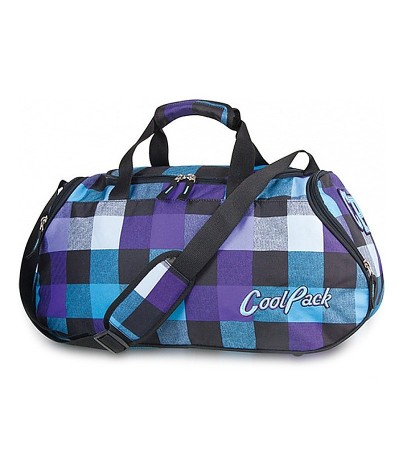 Torba sportowa chłopięca kolorowa w kratę COOLPACK CP RUNNER