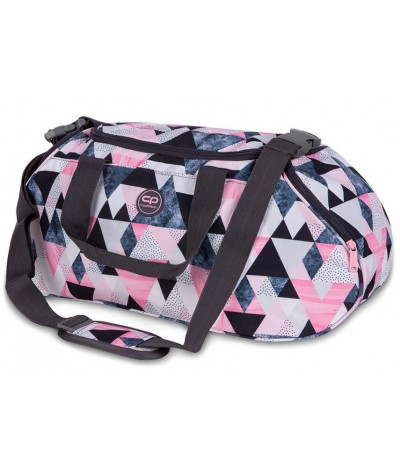 Torba sportowa damska r&oacute;żowo-granatowa CoolPack CP RUNNER 34L Crystal