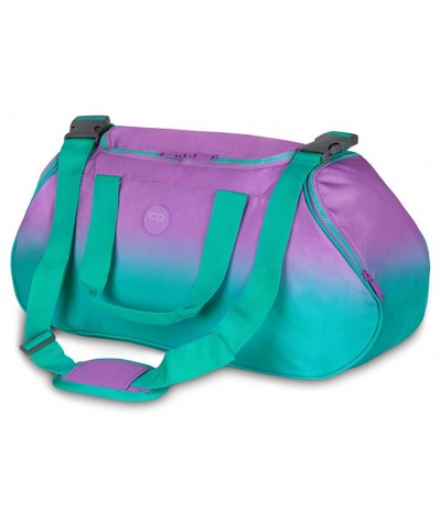 Torba sportowa damska CoolPack CP RUNNER 34L GRADIENT Blueberry turkus i fiolet