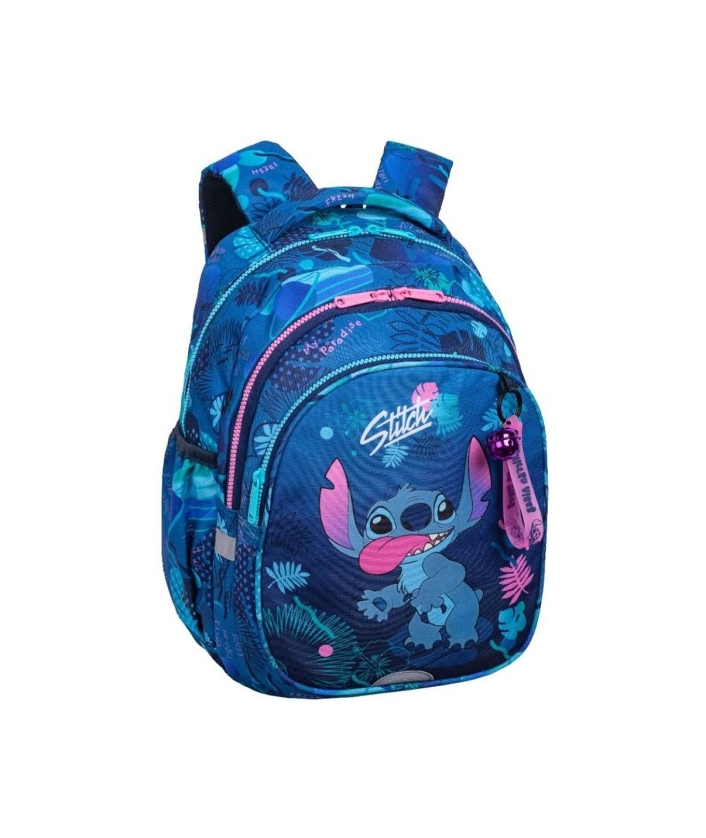 Plecak do 1 klasy STITCH CoolPack Jerry dla dziewczynki niebieski 21L