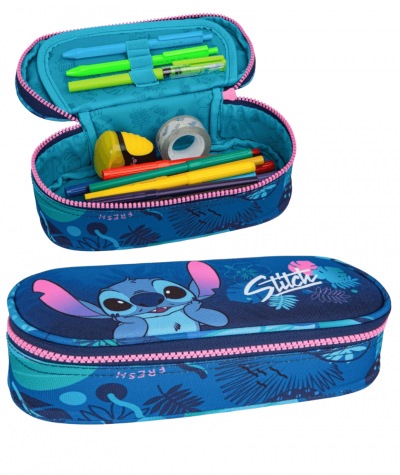 Piórnik saszetka STITCH usztywniony z klapką COOLPACK CAMPUS