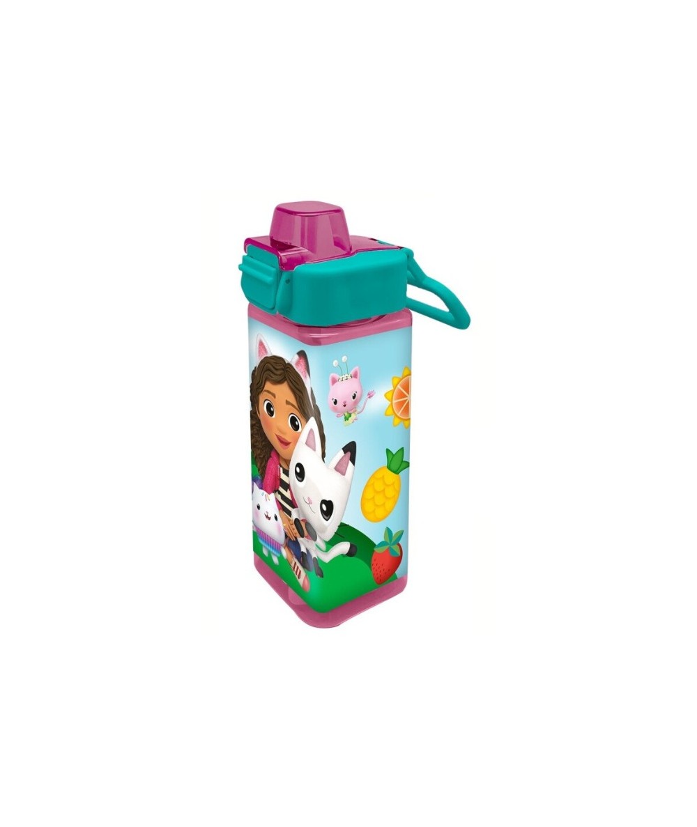 Bidon Koci Domek Gabi kwadratowy 500ml bezpieczny BPA FREE Kids Euroswan Gabby's Dollhouse