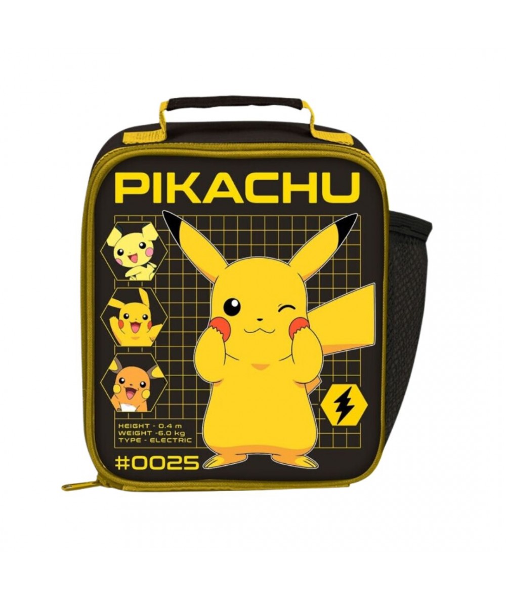 Torba termiczna POKEMON PIKACHU śniadaniowa na lunch 20x23x8cm KIDS EUROSWAN