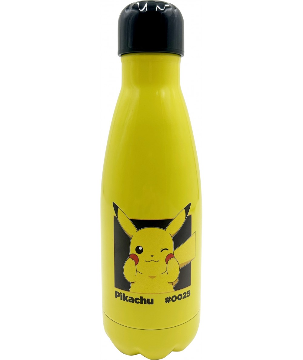 Butelka termiczna POKEMON PIKACHU zółta 500ml ze stali nierdzewnej Kids Euroswan