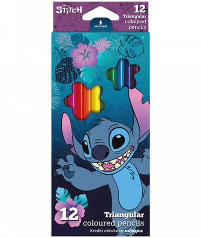 Kredki ołówkowe STITCH DISNEY CORE CoolPack Colorino 12 sztuk