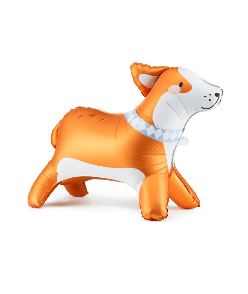 Balon foliowy CORGI piesek 88x70cm Party Deco stojący