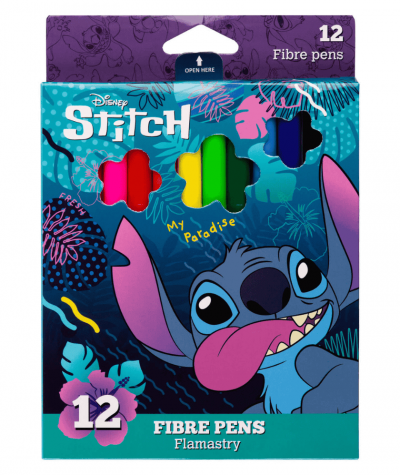 Flamastry szkolne STITCH DISNEY CORE CoolPack Colorino 12 kolorów